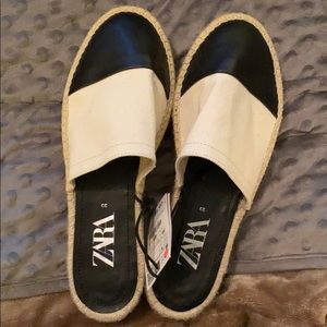 NEW - Zara Women’s Espadrille Sandals (8M/39)